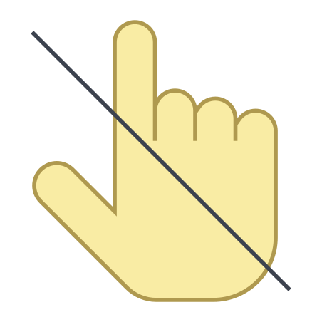 452x452 Do Not Touch Icon