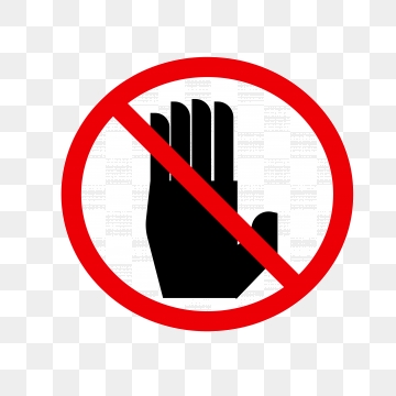 360x360 Do Not Touch Png, Vector, And Clipart With Transparent