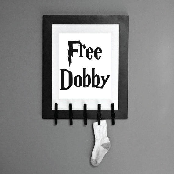 570x570 Free Dobby Sign Free Dobby Free Dobby Print Laundry Sign Etsy