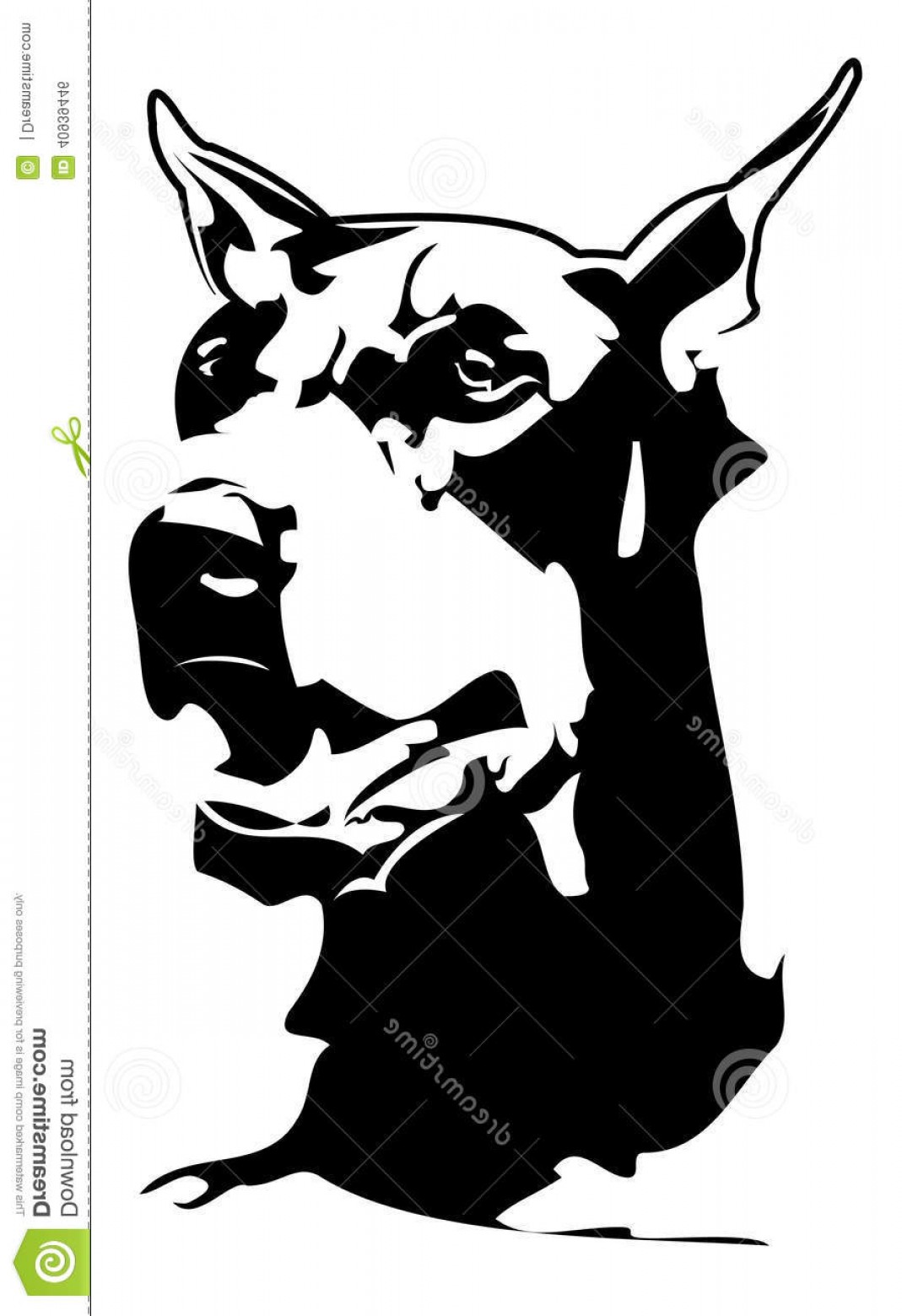 1069x1560 Doberman Silhouette Vector Soidergi