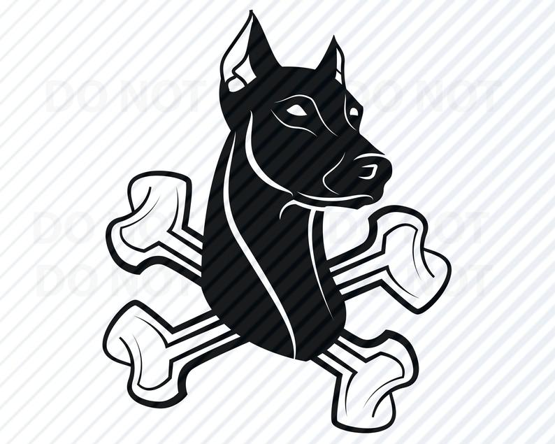 794x635 Doberman Vector Images Clipart Dog Logo Design Etsy