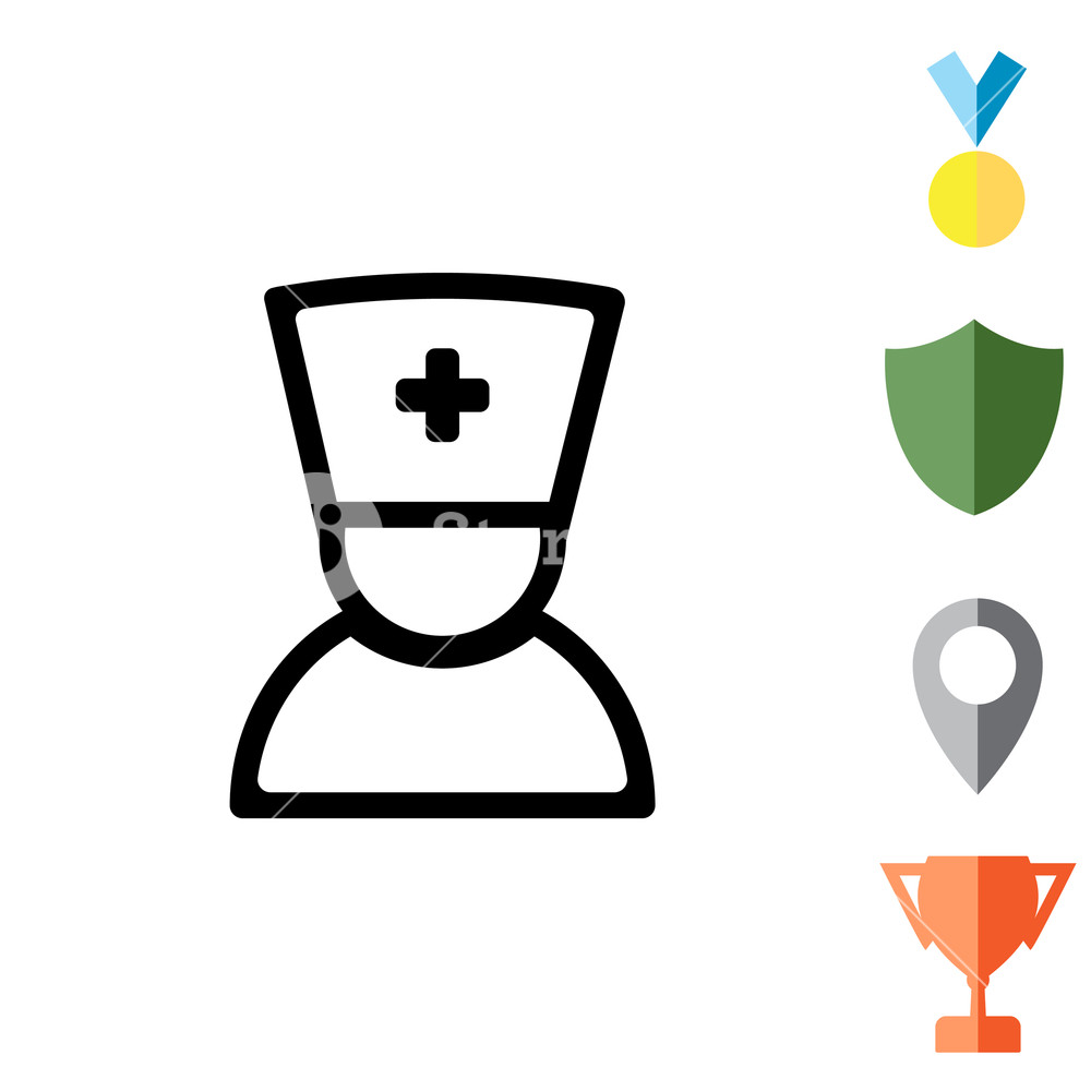 1000x1000 Doctor Icon Vector Illustraion Royalty Free Stock Image