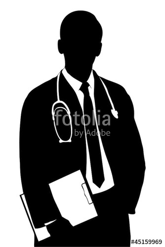 334x500 Silhouette Of A Medical Doctor Stock Image And Royalty Free