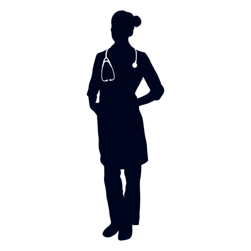 512x512 Woman Doctor Silhouette
