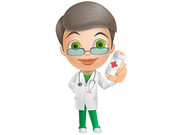 594x442 Male Doctor Vector Character Free Vectors Ui Download