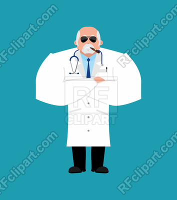 354x400 Serious Strong Doctor Vector Image Of People Popaukropa