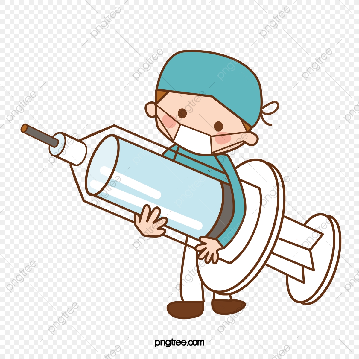 1200x1200 Vector Doctor With Syringe Material, Doctor Vector, Vector