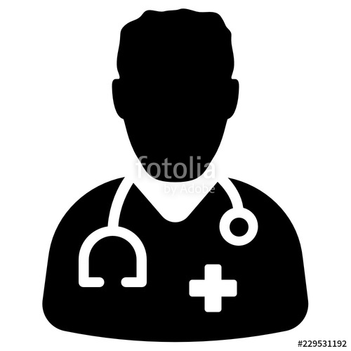 500x500 Doctor Vector Icon Stock Image And Royalty Free Vector