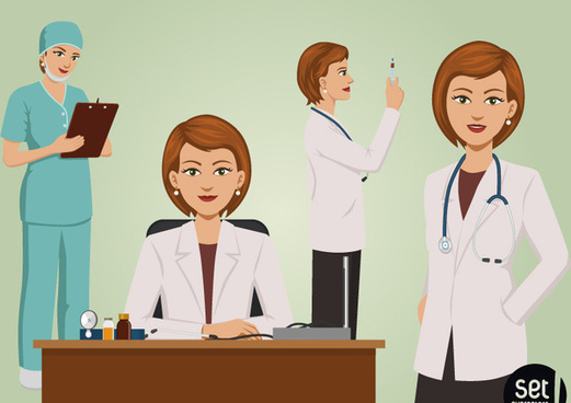Female Doctor Free Vector Download 521x368 Female Doctor Free Vector Download