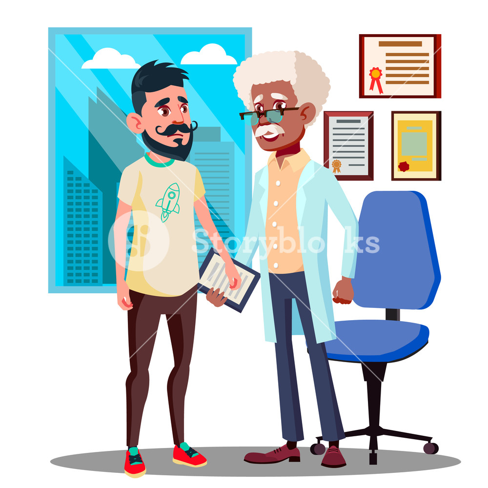 Sad Teenager Visiting Doctor Vector Isolated Illustration Royalty 1000x1000 Sad Teenager Visiting Doctor Vector Isolated Illustration Royalty