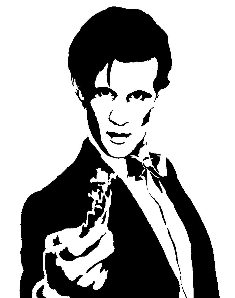 Doctor Who Silhouette Matt Smith 947x1200 Doctor Who Silhouette Matt Smith