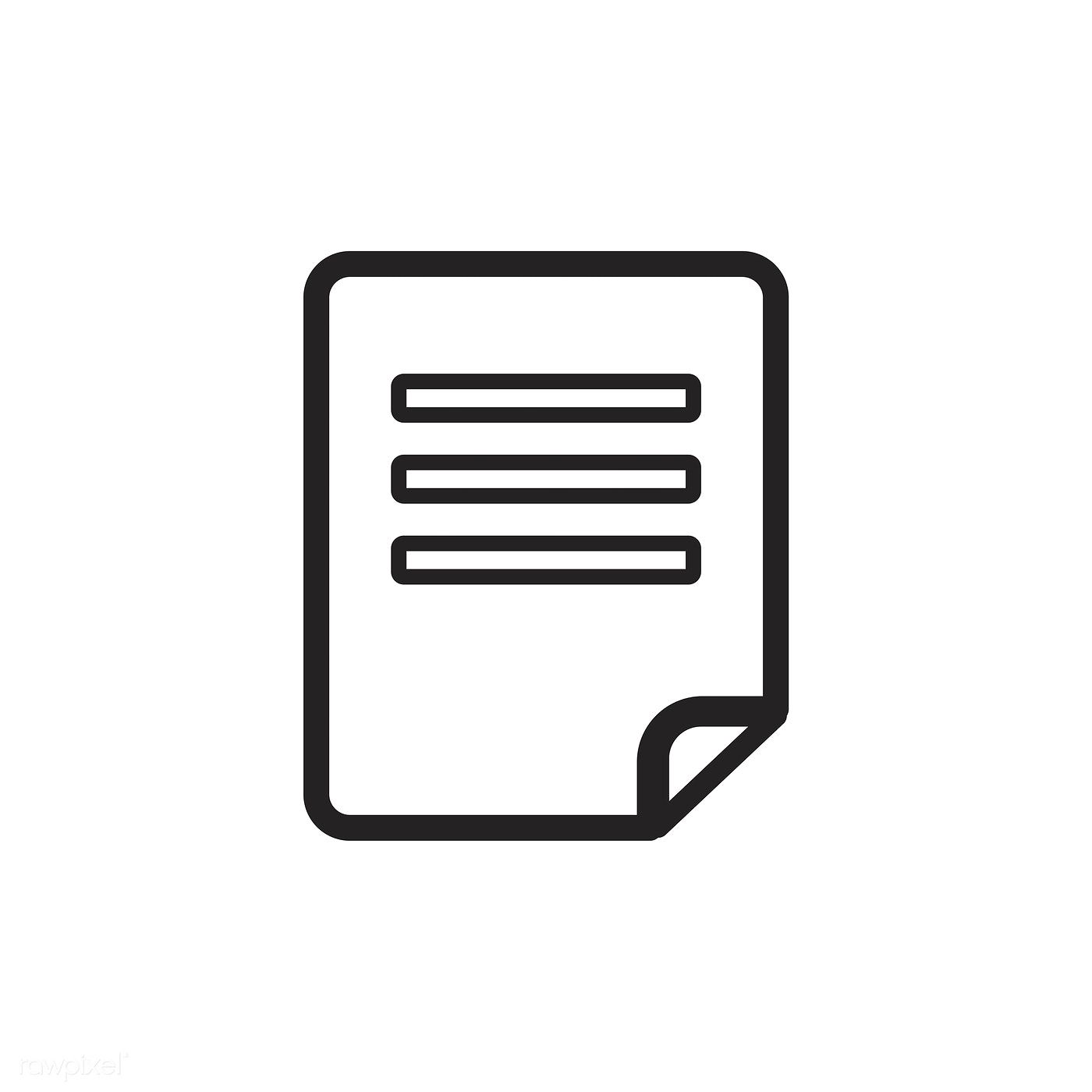 Document Icon Vector Free Image 1400x1400 Document Icon Vector Free Image