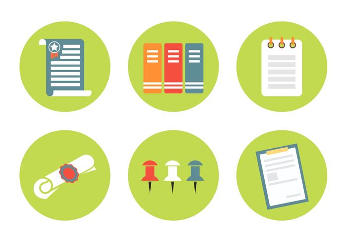 Vector Document Icon Set 700x490 Vector Document Icon Set