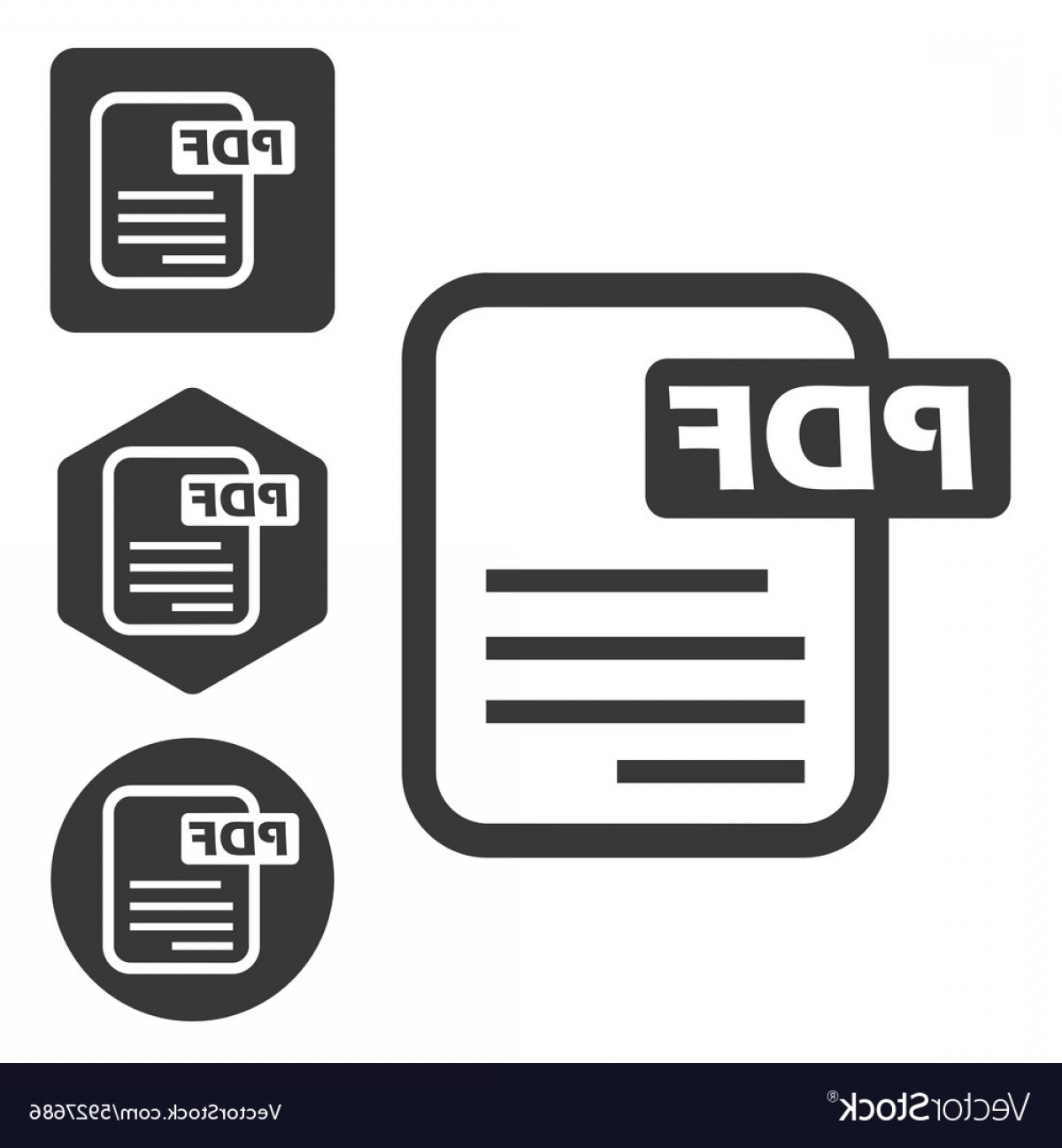 Pdf Document Icon Set Monochrome Vector Cqrecords 1200x1296 Pdf Document Icon Set Monochrome Vector Cqrecords