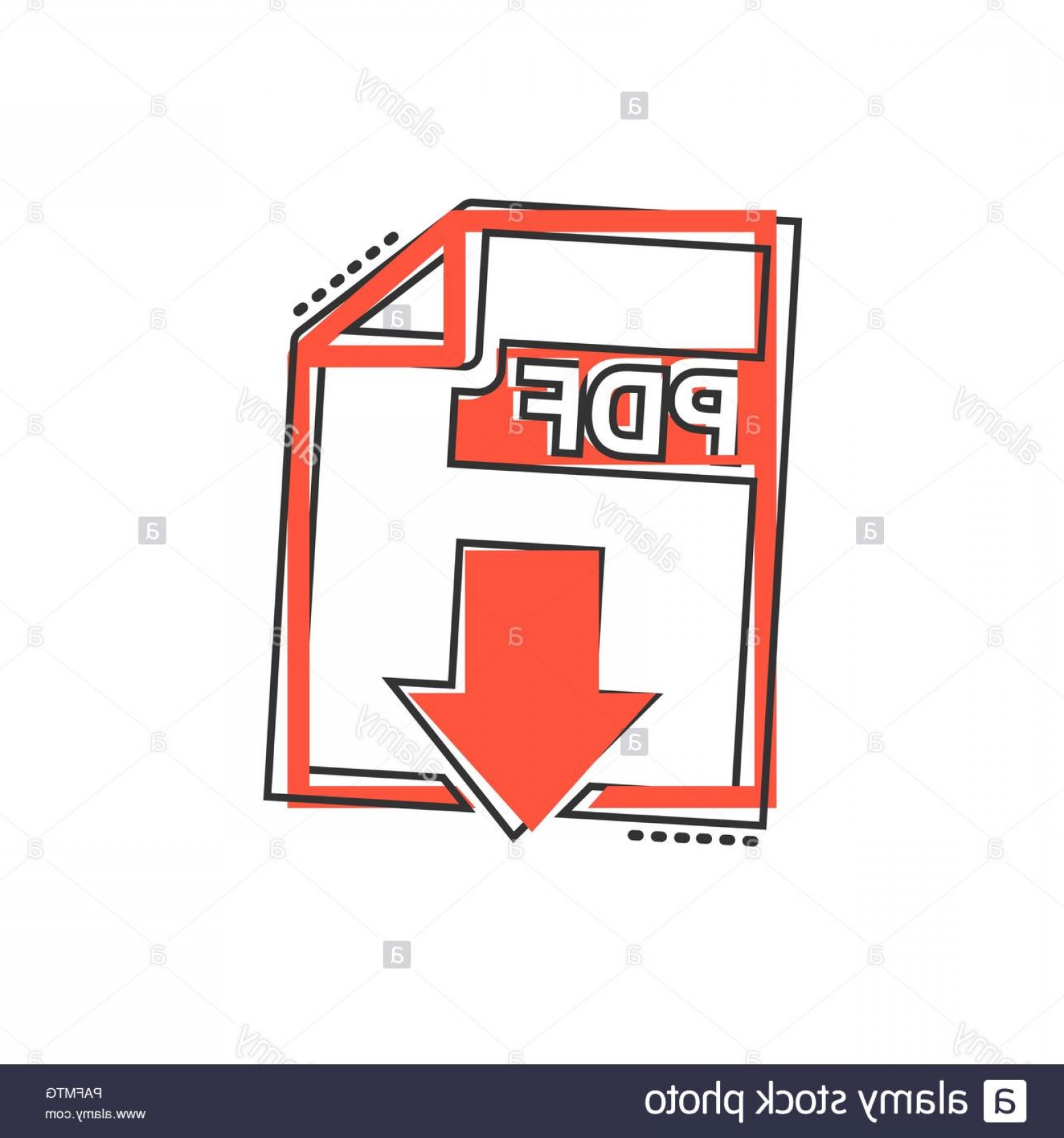 Vector Cartoon Pdf Download Icon In Comic Style Pdf Format Sign 1560x1668 Vector Cartoon Pdf Download Icon In Comic Style Pdf Format Sign