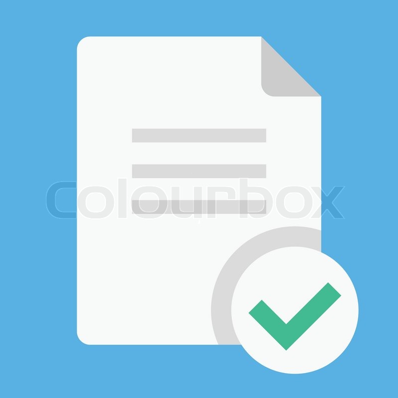 800x800 Document Icon Vector