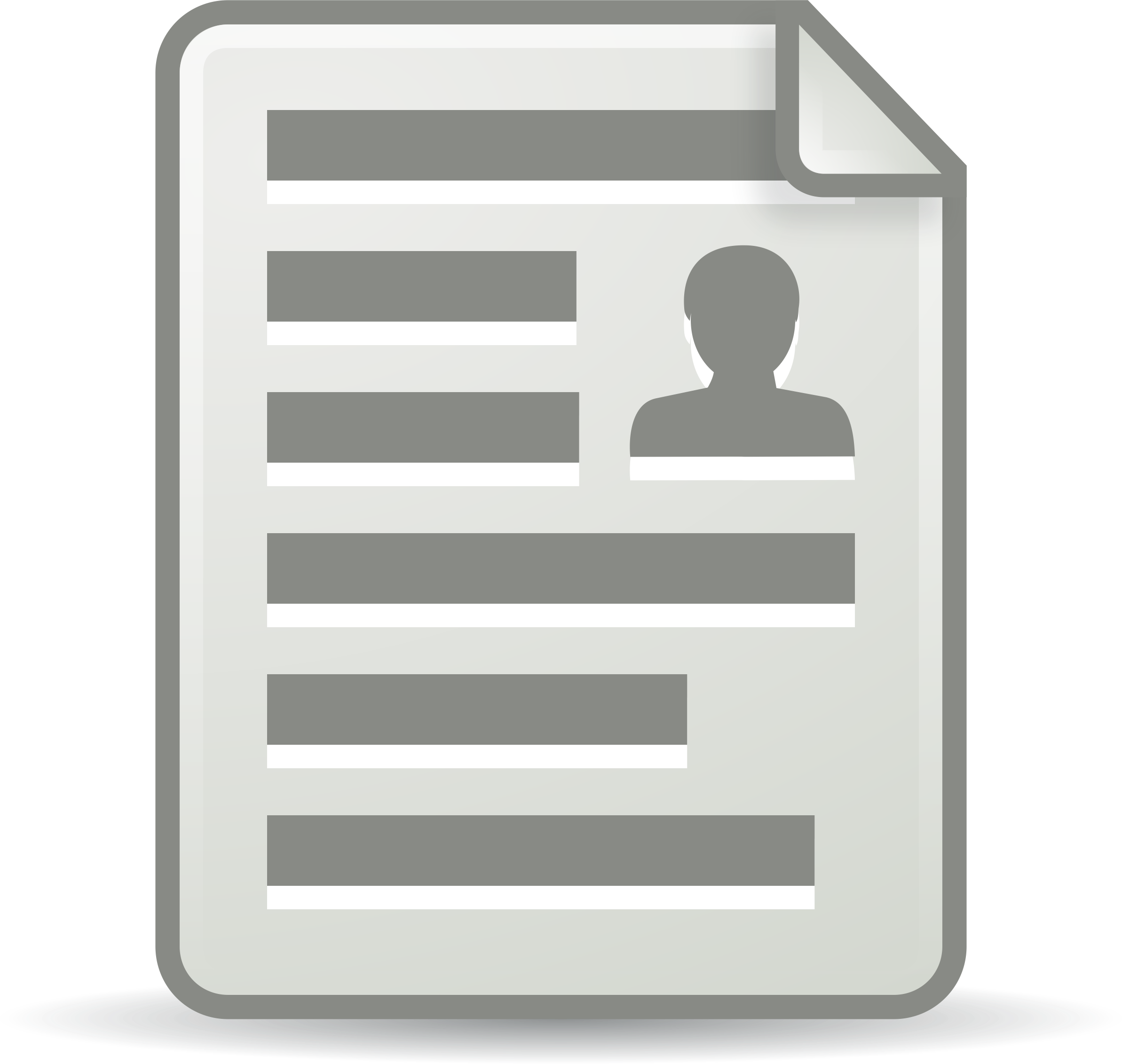 2386x2263 Office Document Vector Clipart Image