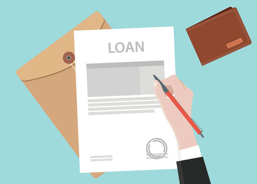 992x711 Sign A Loan Application On Paper Document Vector Loan Tips