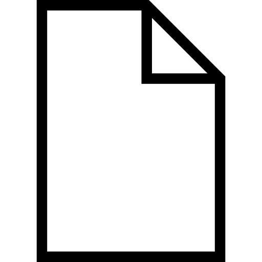 512x512 Document, Vector Icon