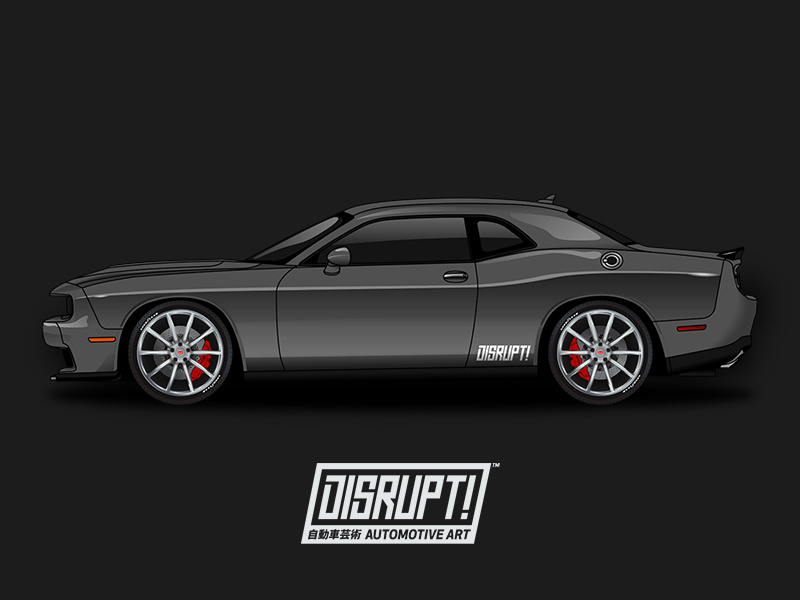 800x600 Dodge Challenger Srt Hellcat Vector