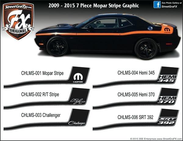 600x462 Challenger Rt Stripes Dodge Style Side Stripe Decals Rlku