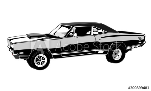 Dodge Challenger Vector At Vectorified.com | Collection Of Dodge ...