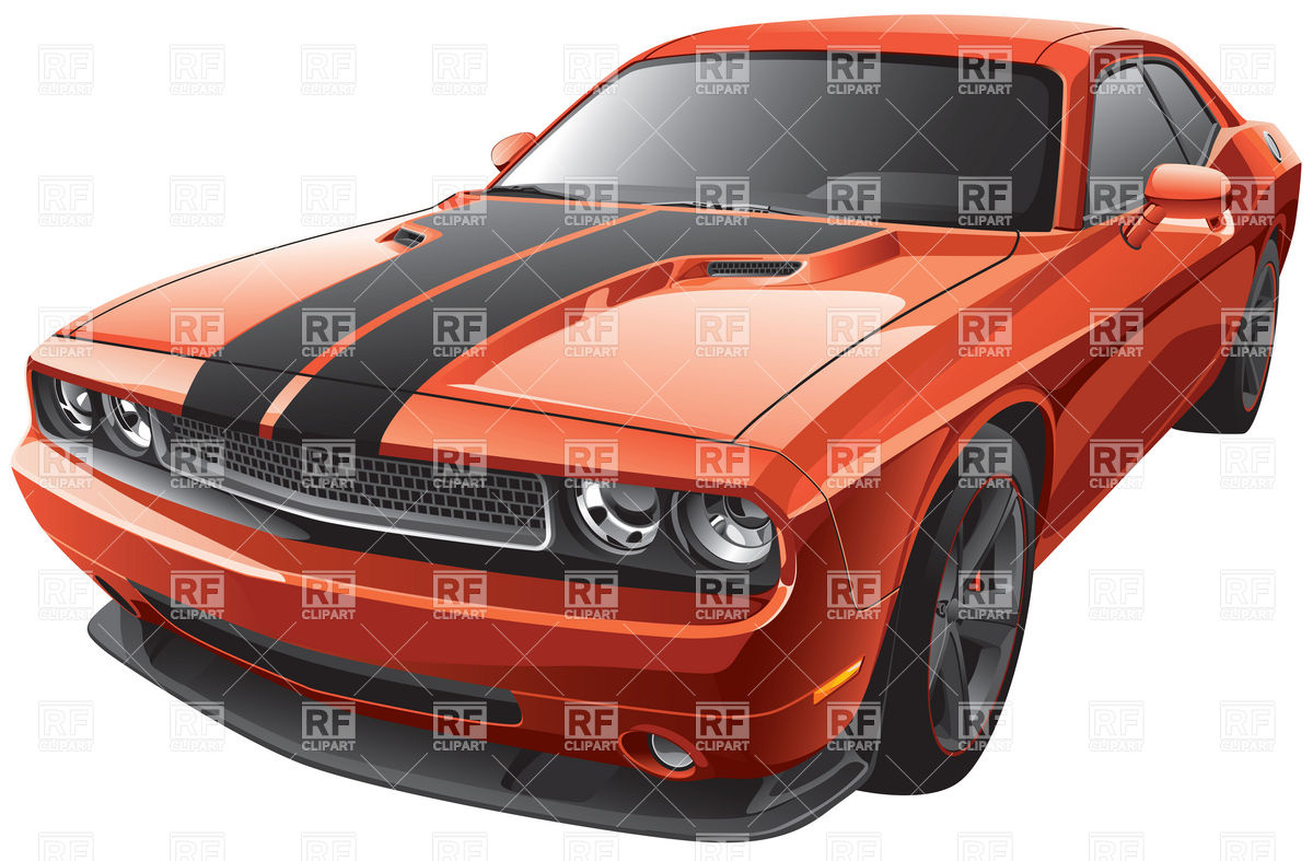 Dodge Challenger Vector At Vectorified.com | Collection Of Dodge ...