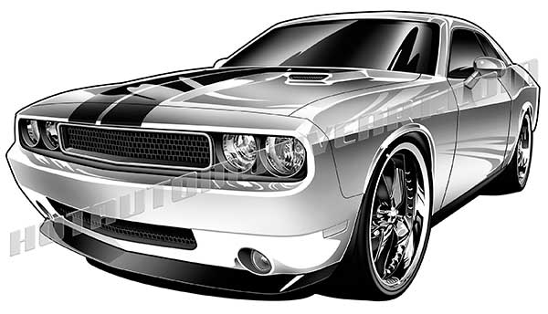 600x344 Dodge Challenger Hemi Clip Art