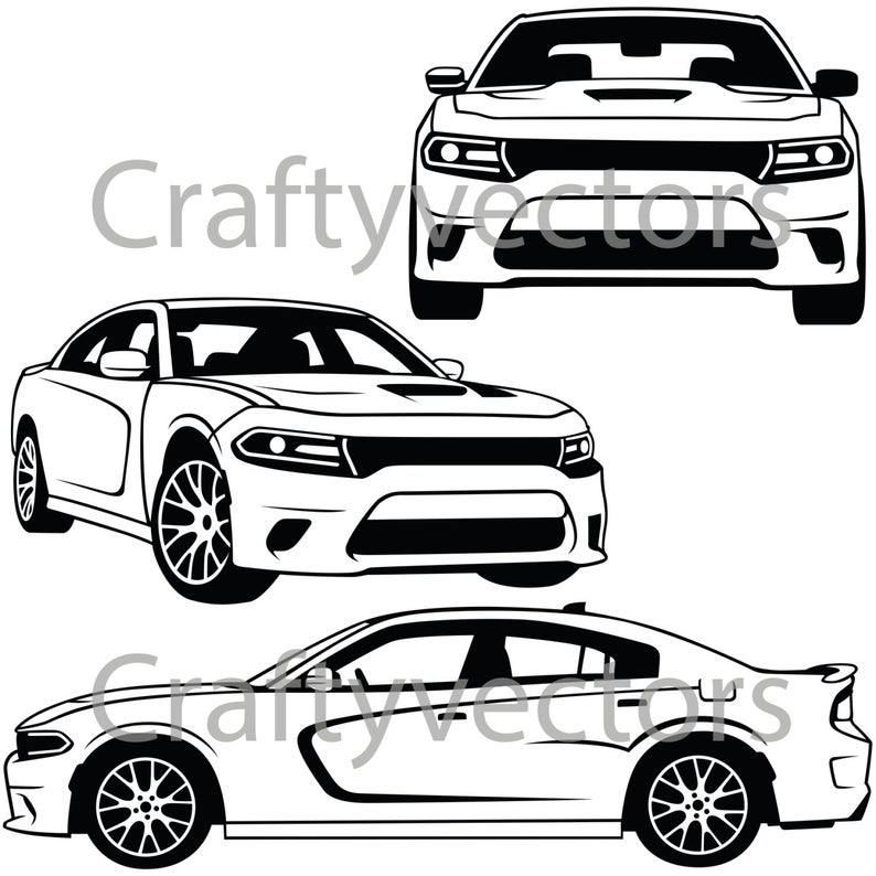 Dodge Charger Vector at Vectorified.com | Collection of Dodge Charger ...