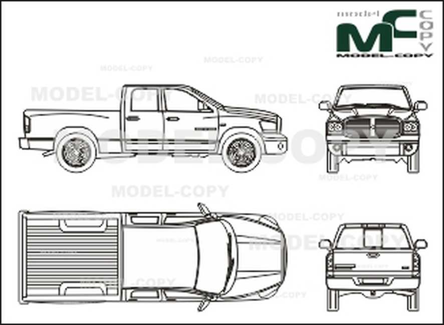 886x649 Dodge Ram Double Cabin, Short