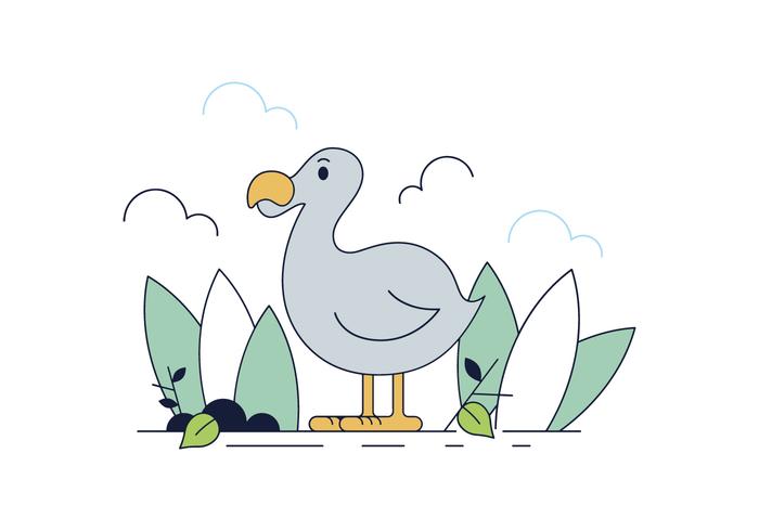 700x490 Free Dodo Bird Vector