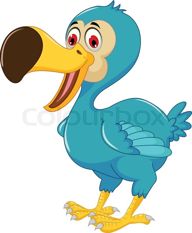 657x800 Vector Illustration Of Cute Dodo Bird Stock Vector Colourbox