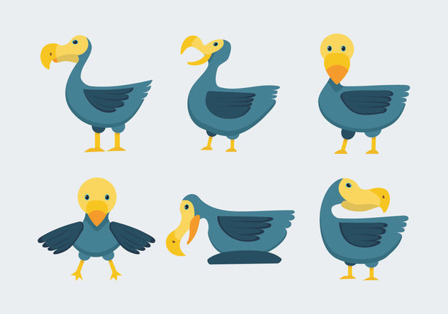 632x443 Dodo Bird Vector Illustration Free Vector Download Cannypic