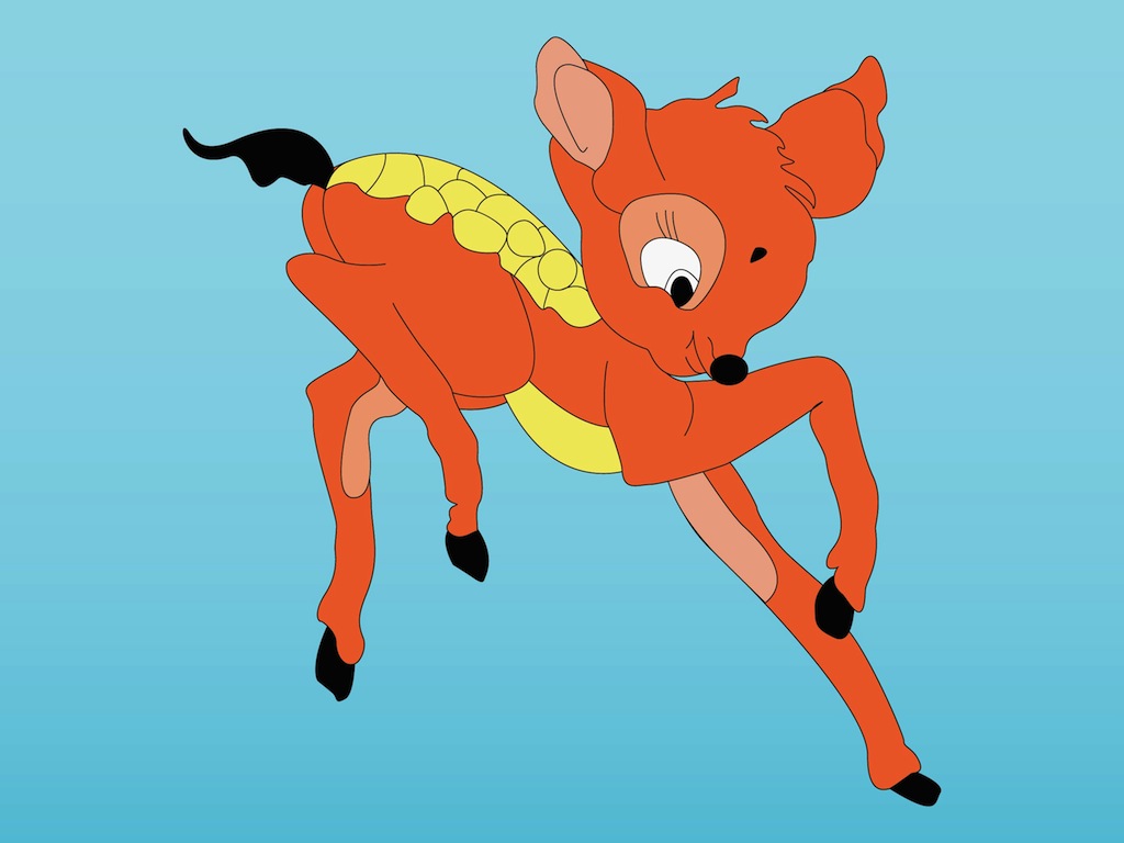 Baby Deer Vector Art Graphics 1024x768 Baby Deer Vector Art Graphics