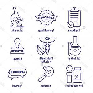 300x300 Drug Testing Safety Icon Set Vector Lamaison