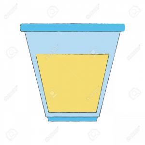 300x300 Stock Illustration Drug Test Cup Plastic To Drugs Vector