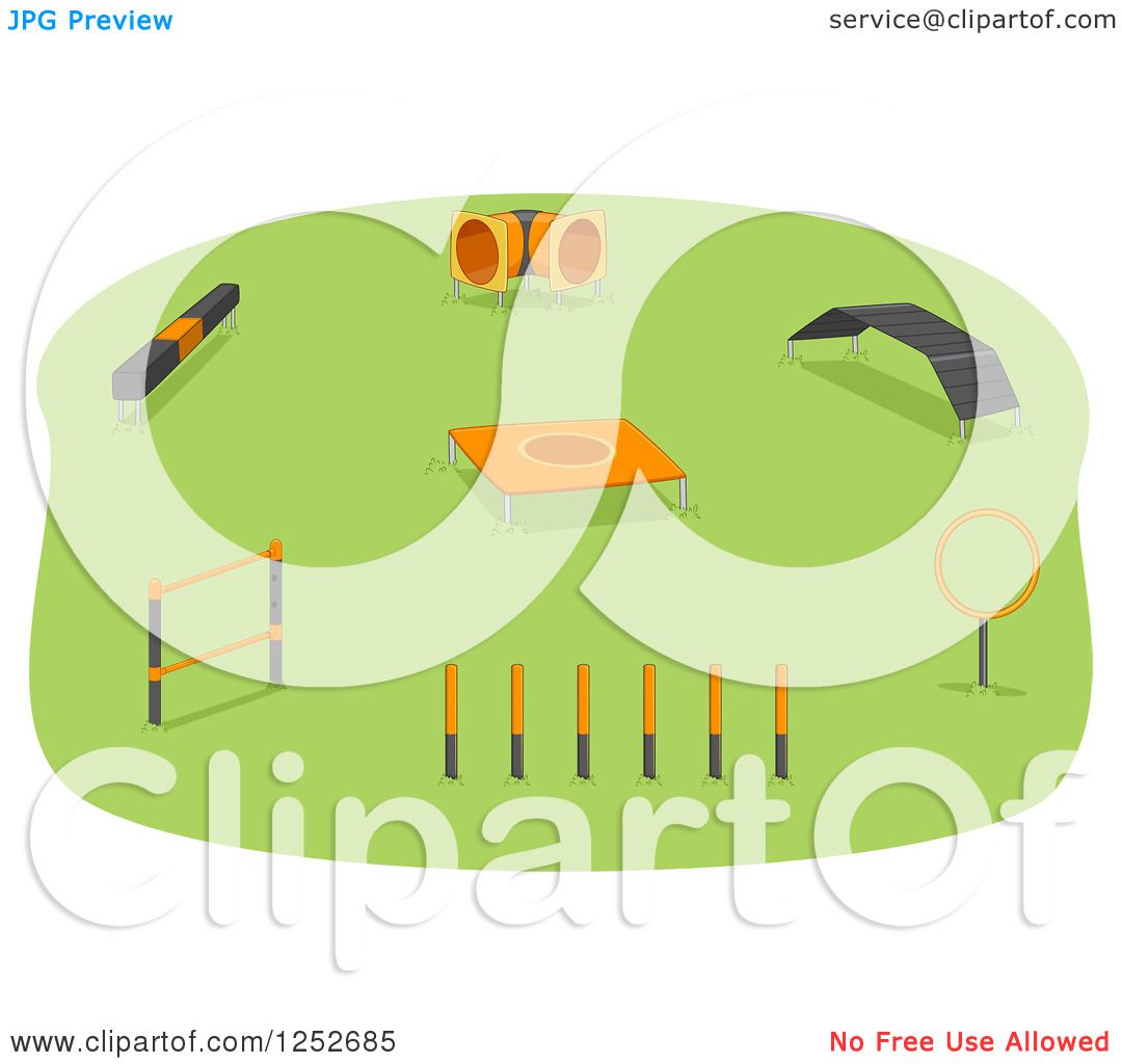 1080x1024 Clipart Of A Dog Agility Park