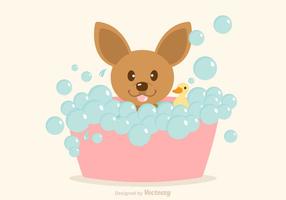 286x200 Dog Bath Free Vector Art