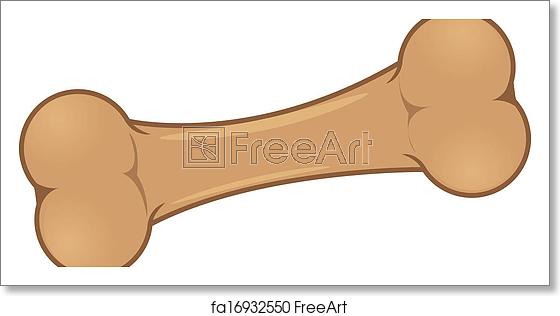 560x316 Free Art Print Of Dog Bone Vector Illustration Freeart