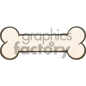 300x300 Royalty Free Rf Clipart Illustration Dog Bone Cartoon Drawing