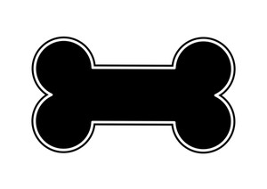 300x212 Silhouette Dog Bone Meal Nutrition Diet Vector Illustration