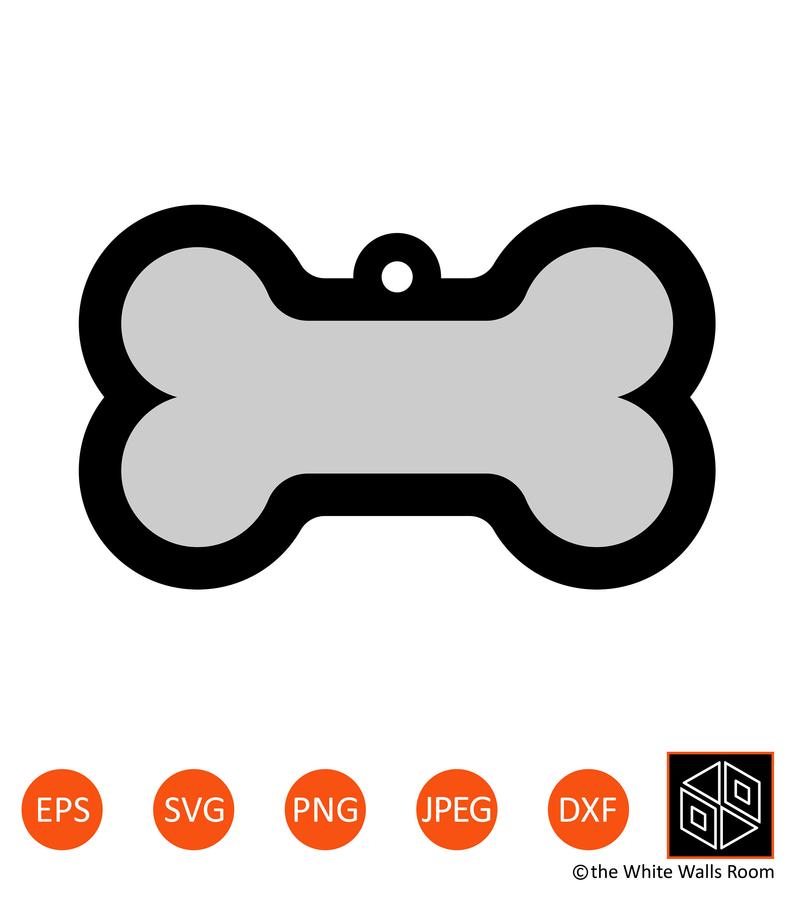 794x909 Dog Bone Dog Bone Vector Template For Etsy
