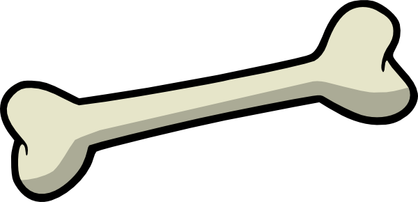Dog Bone Clipart 600x290 Dog Bone Clipart