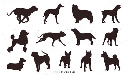 442x260 Dog Breeds Silhouettes