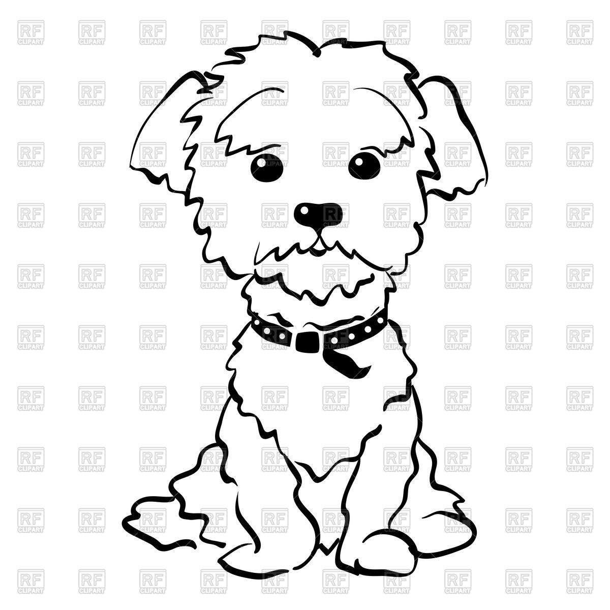 1200x1200 Funny Dog Maltese Breed Vector Image Of Plants And Animals