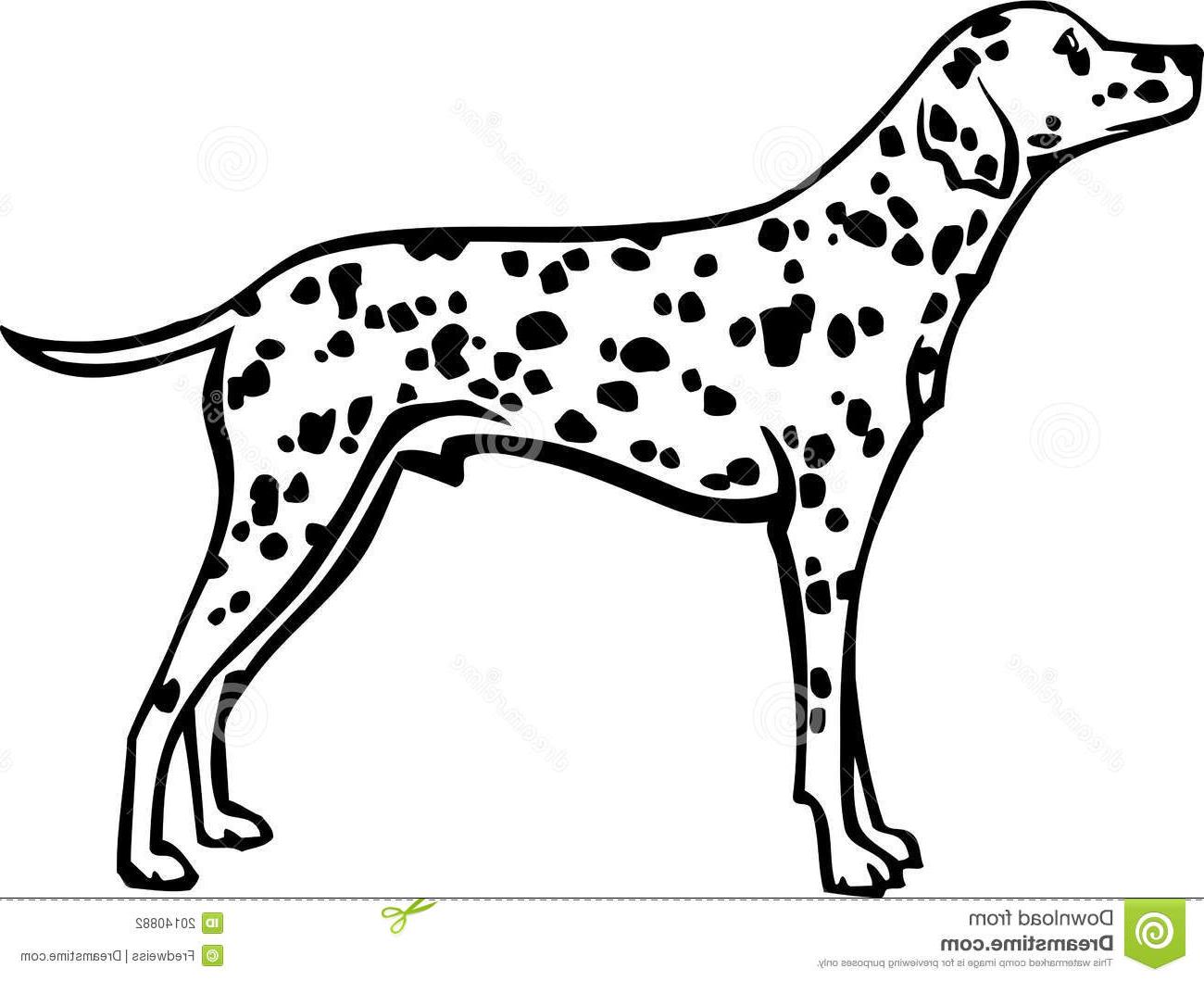 1300x1059 Unique Dalmatian Fire Dog Cartoon Vector Design Free Vector Art
