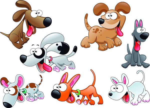 600x434 Cute Cartoon Dog