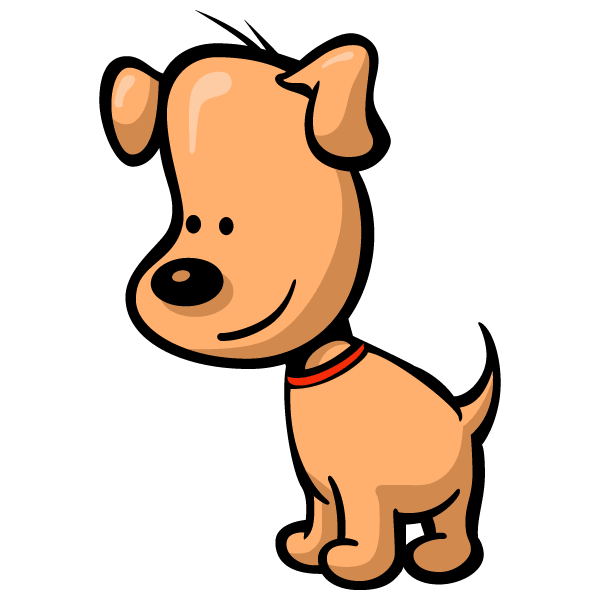 600x600 Cartoon Dog Vector Image