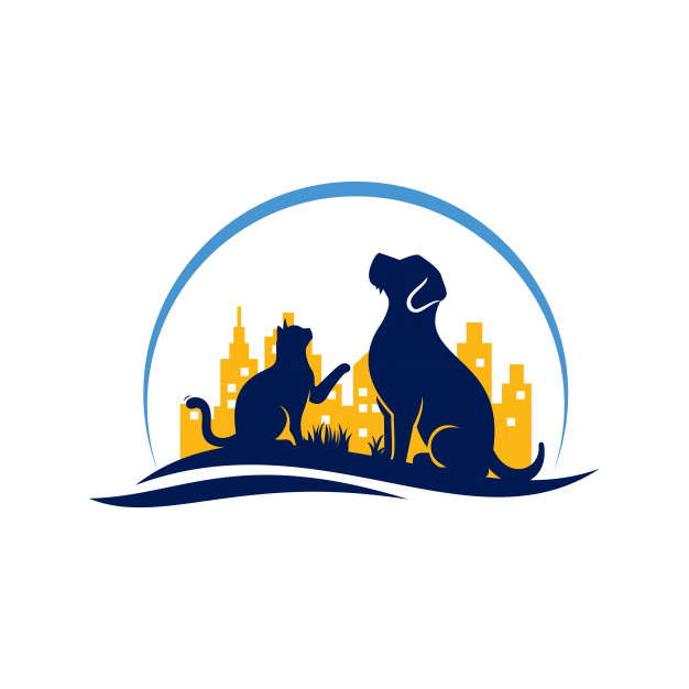 Dog Cat Logo Template Veterinary Vector Premium Download 626x626 Dog Cat Logo Template Veterinary Vector Premium Download