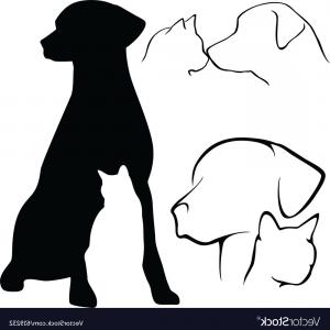 Dog And Cat Silhouettes Vector Soidergi 300x300 Dog And Cat Silhouettes Vector Soidergi